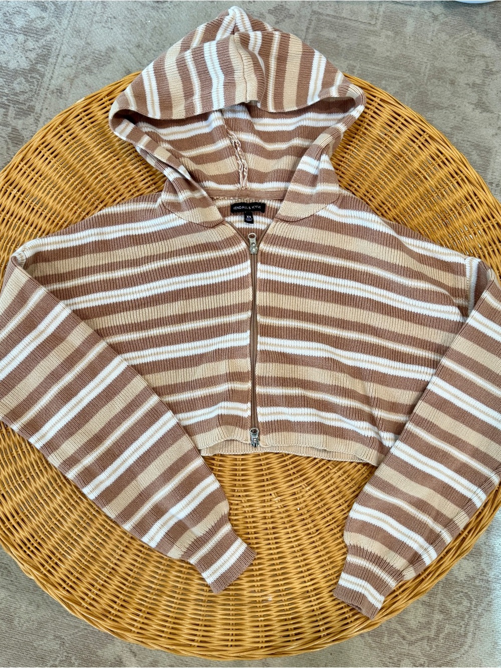 Kendall & Kylie Cropped Y2K Jacket